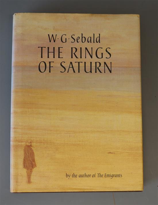 Sebald, Winifred Georg - Rings of Saturn, 1st English edition, in unclipped dj, Harvill Press, London 1998